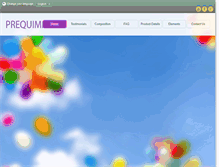 Tablet Screenshot of prequimm.com